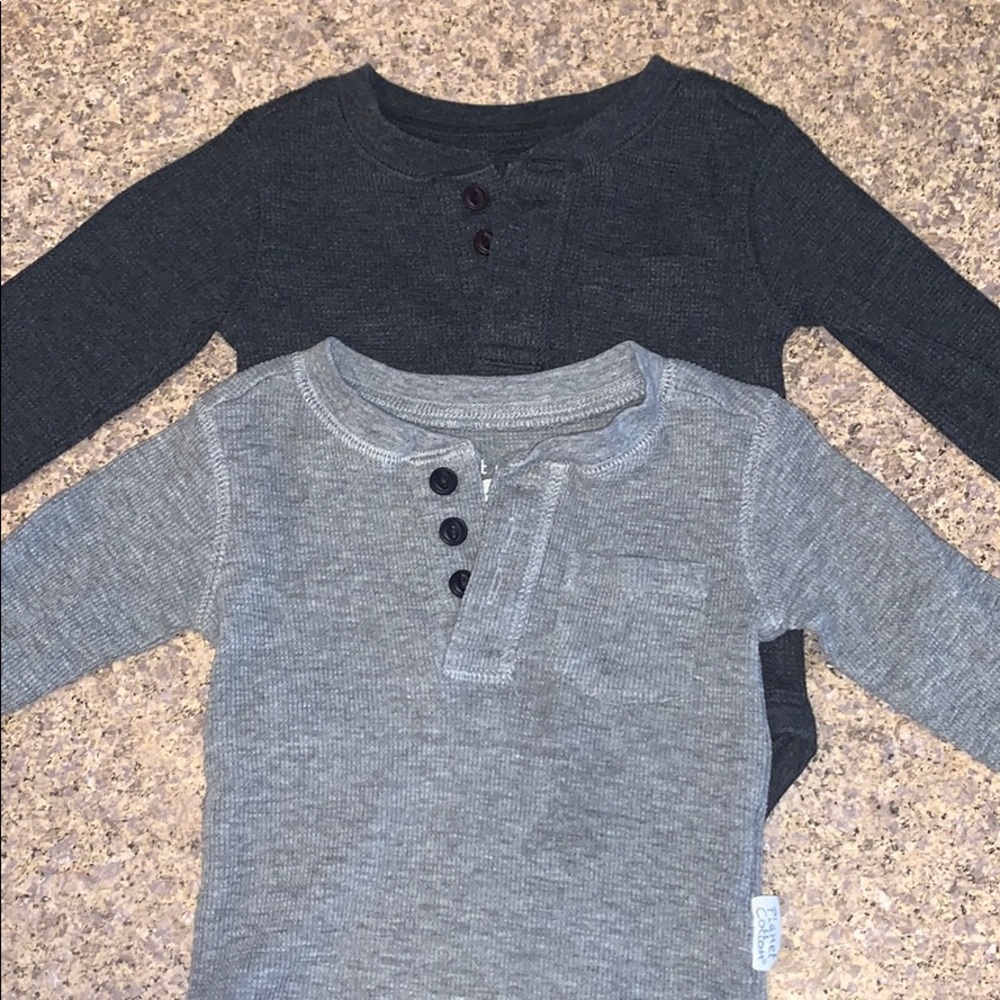 Infant thermal henley onesie 12 months